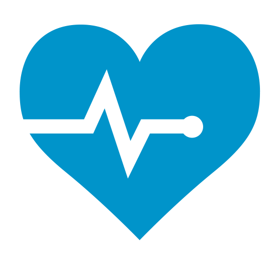heart icon with ekg line